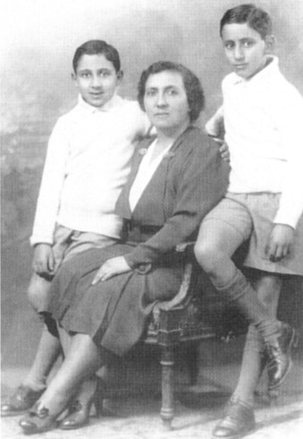 Aunt Nabiha with sons